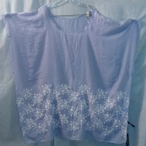 Etc. By lazy daisy blue cover-up Shawl tunic